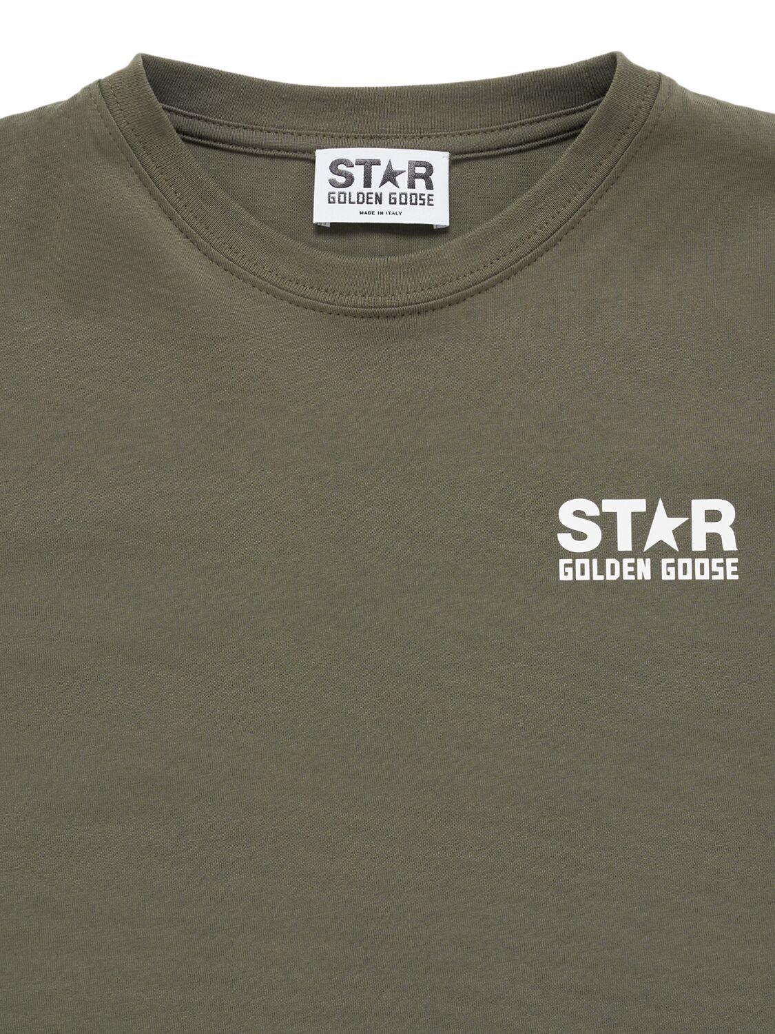 GOLDEN GOOSE Star Logo Cotton T-shirt