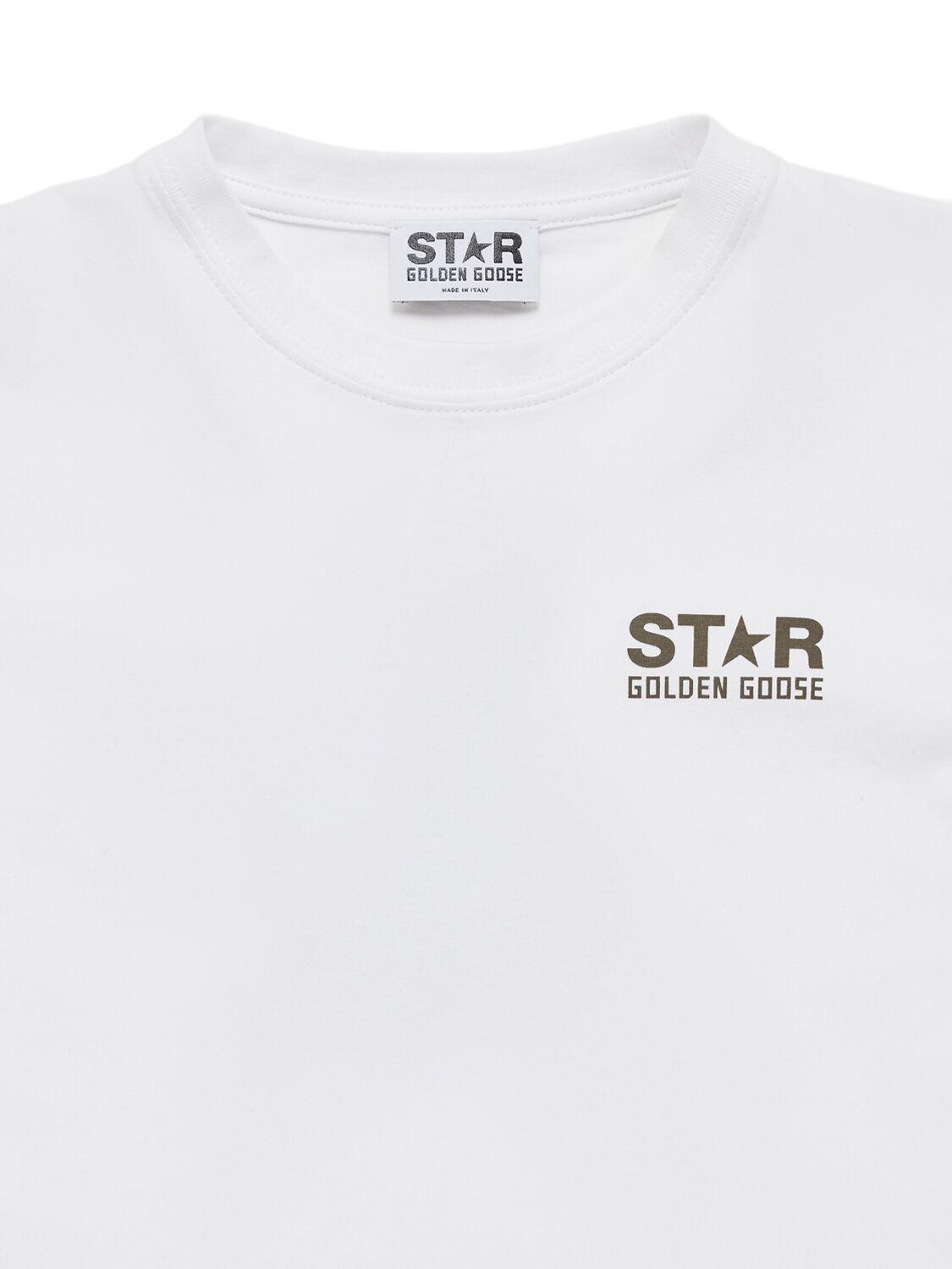 GOLDEN GOOSE Star Logo Cotton T-shirt