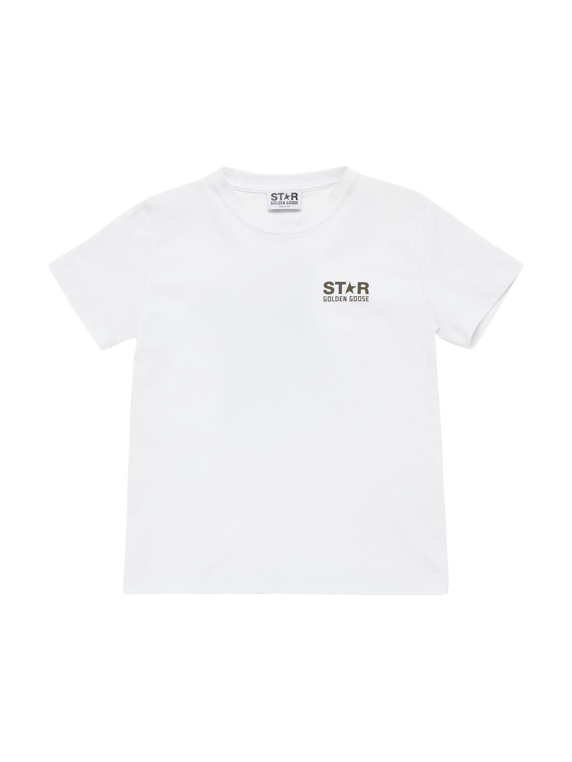 GOLDEN GOOSE Star Logo Cotton T-shirt