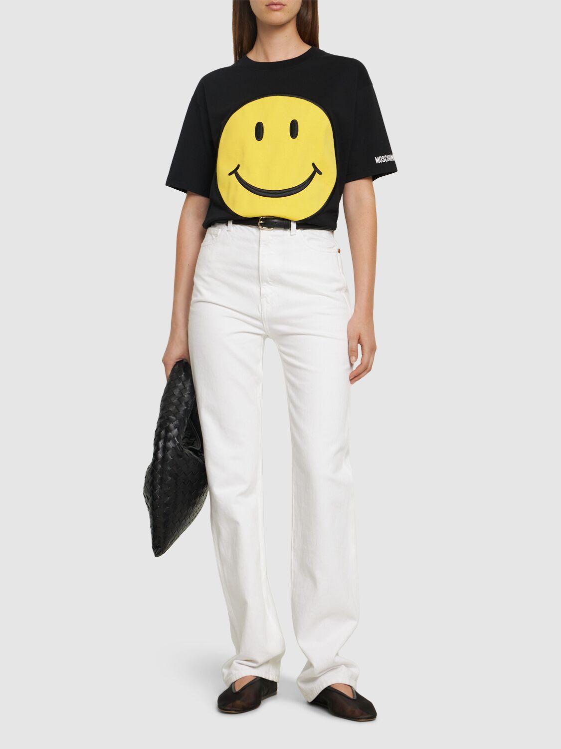 MOSCHINO Printed Cotton Jersey T-shirt