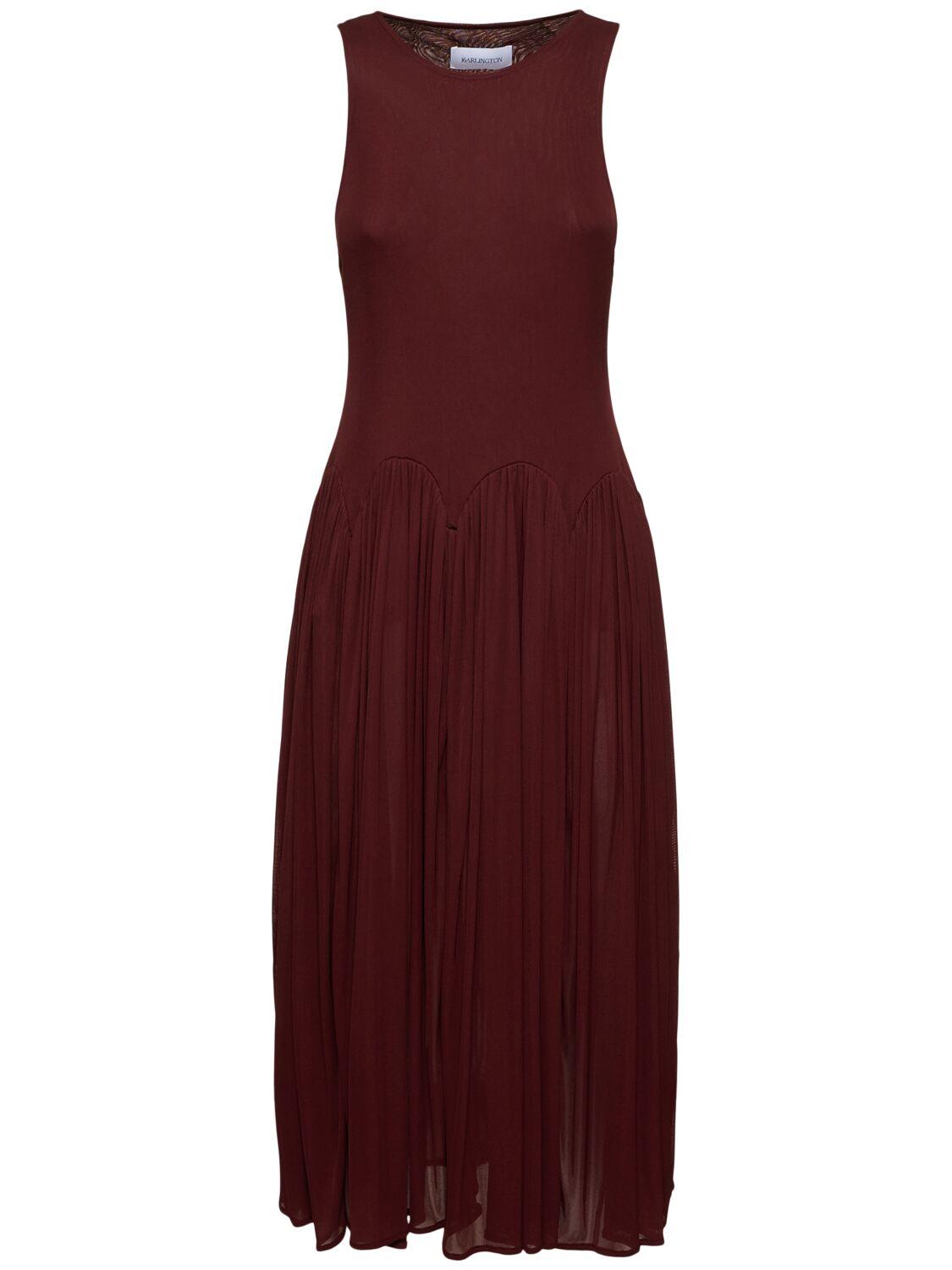 16ARLINGTON Axar Jersey Midi Dress
