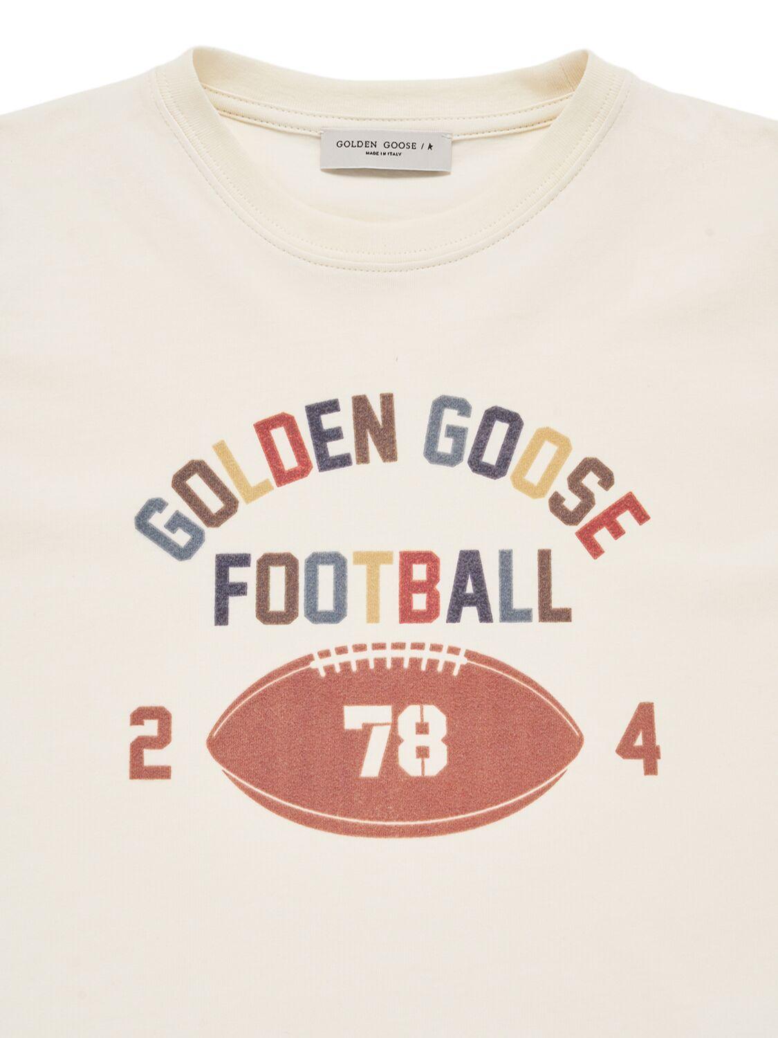 GOLDEN GOOSE Journey Logo Cotton T-shirt