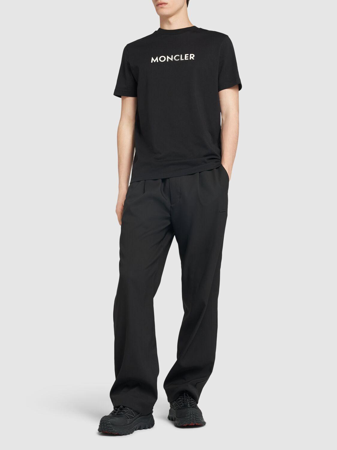 MONCLER Logo Cotton Jersey T-shirt