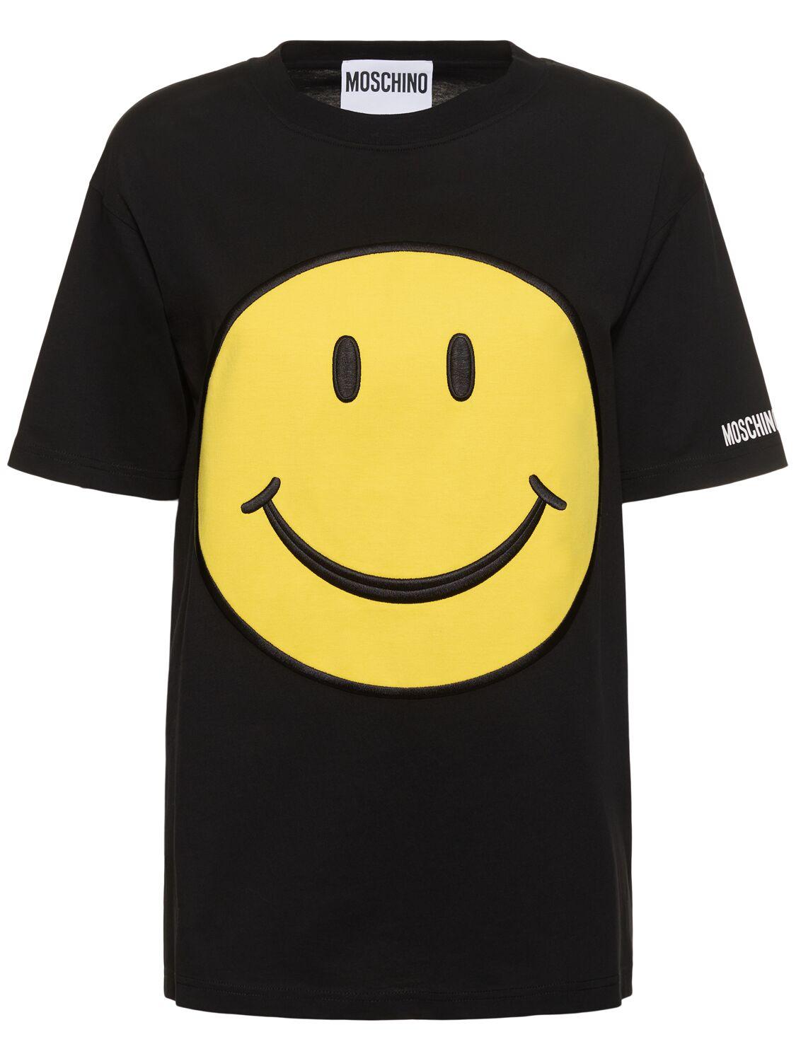 MOSCHINO Printed Cotton Jersey T-shirt