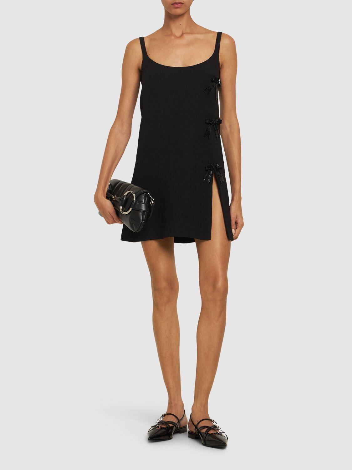 GIAMBATTISTA VALLI Embellished Crepe Dress