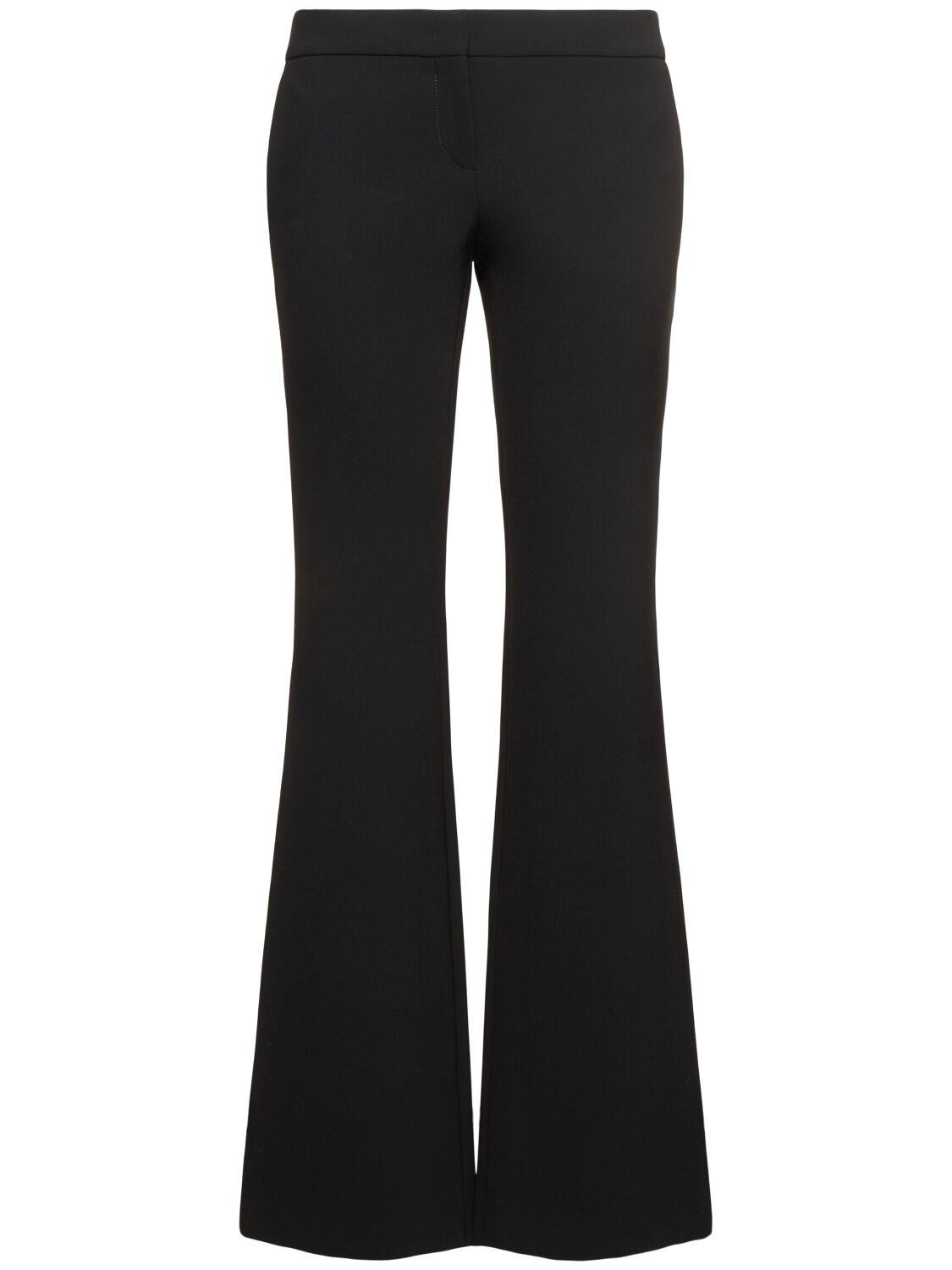 MOSCHINO Stretch Crepe Flared Pants