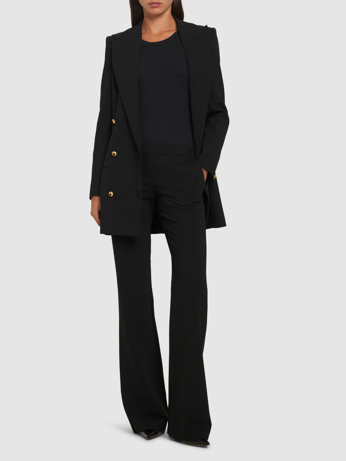 MOSCHINO Stretch Crepe Flared Pants