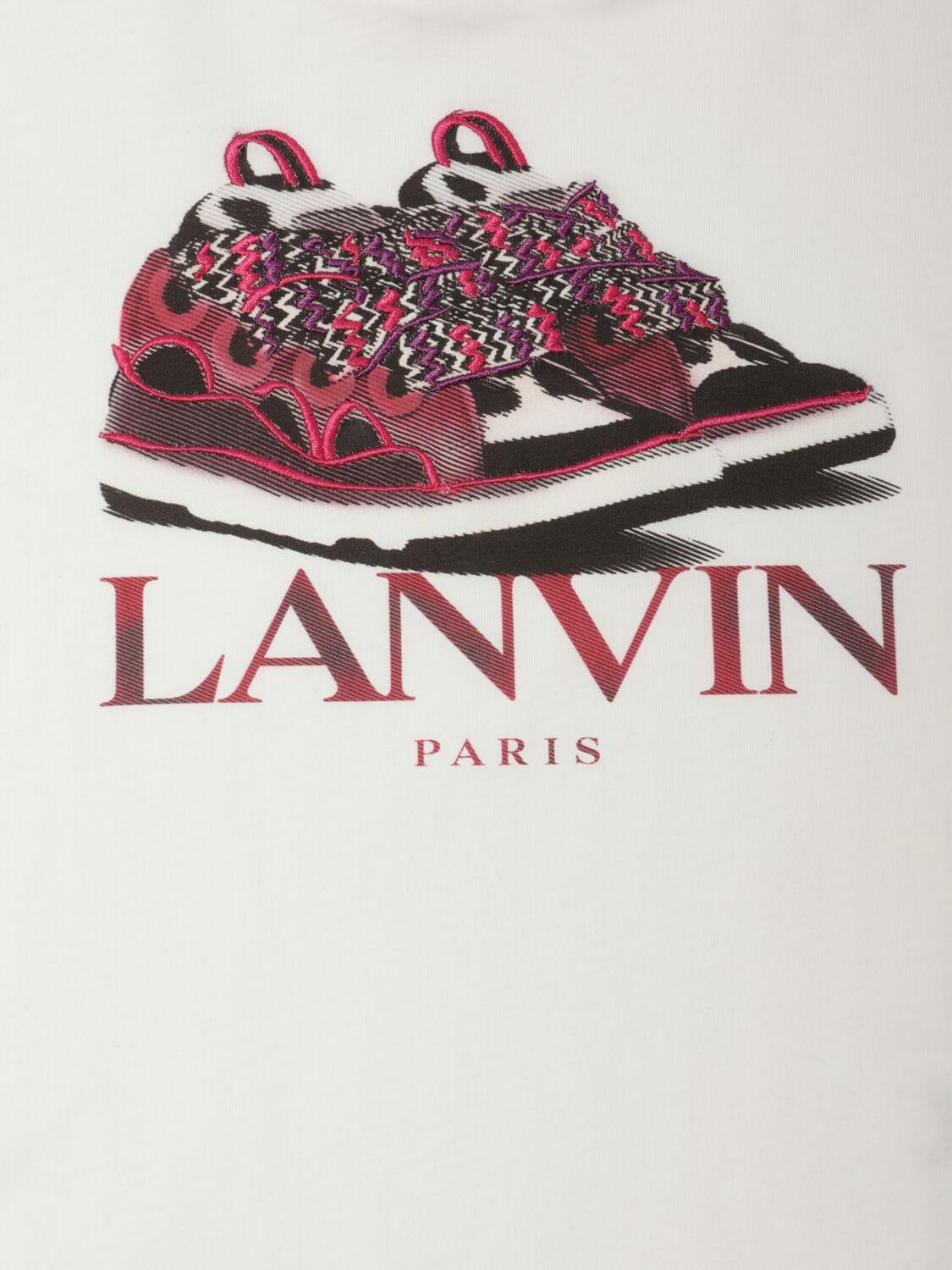 LANVIN Printed Cotton Jersey T-shirt