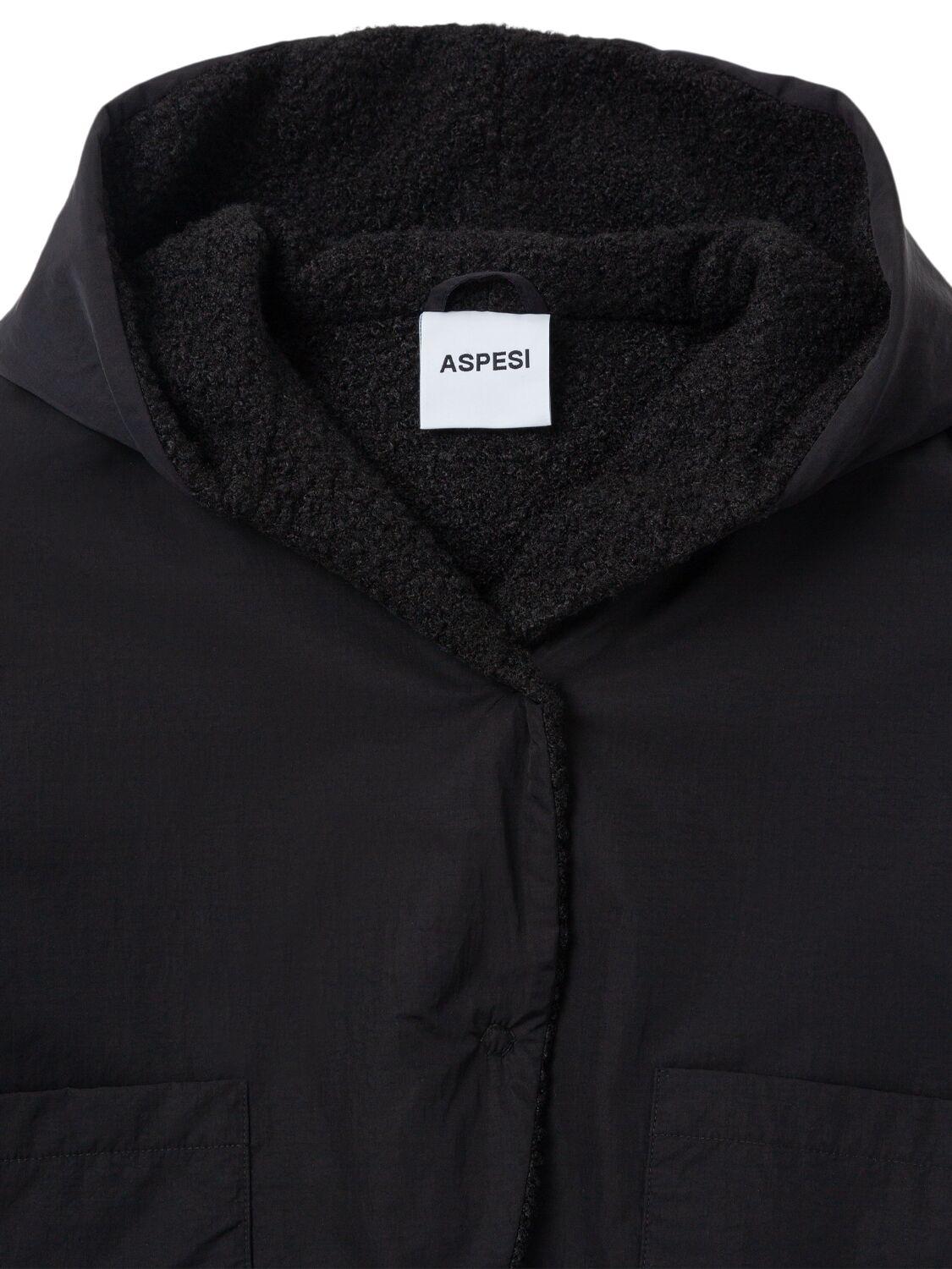 ASPESI Nylon & Teddy Jacket