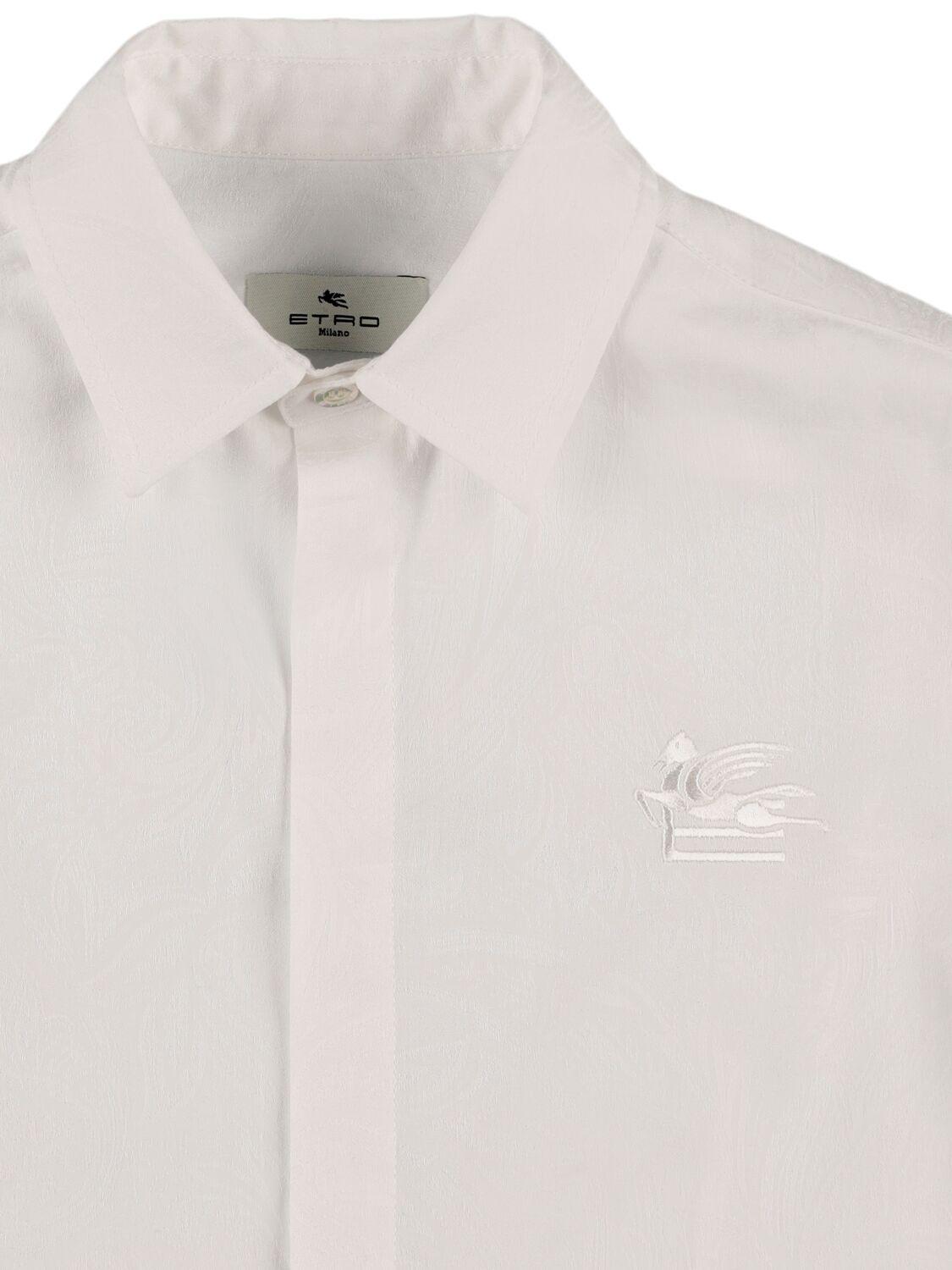 ETRO Cotton Blend Jacquard Shirt