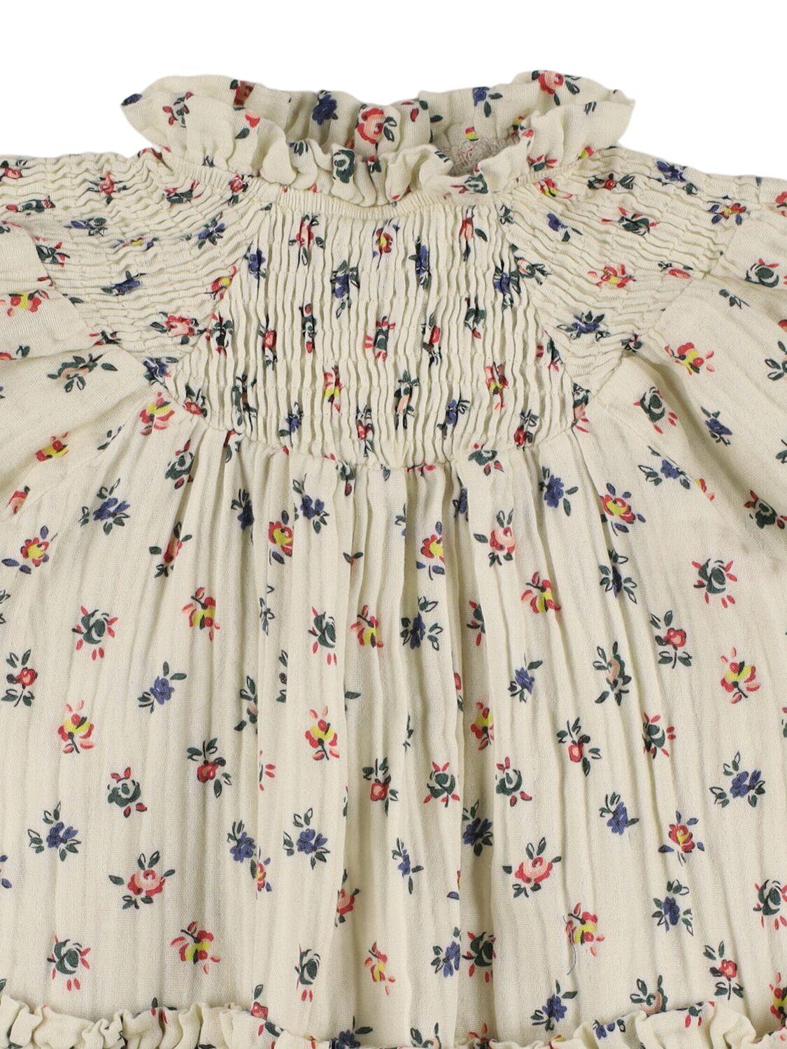 THE NEW SOCIETY Printed Cotton Muslin Dress