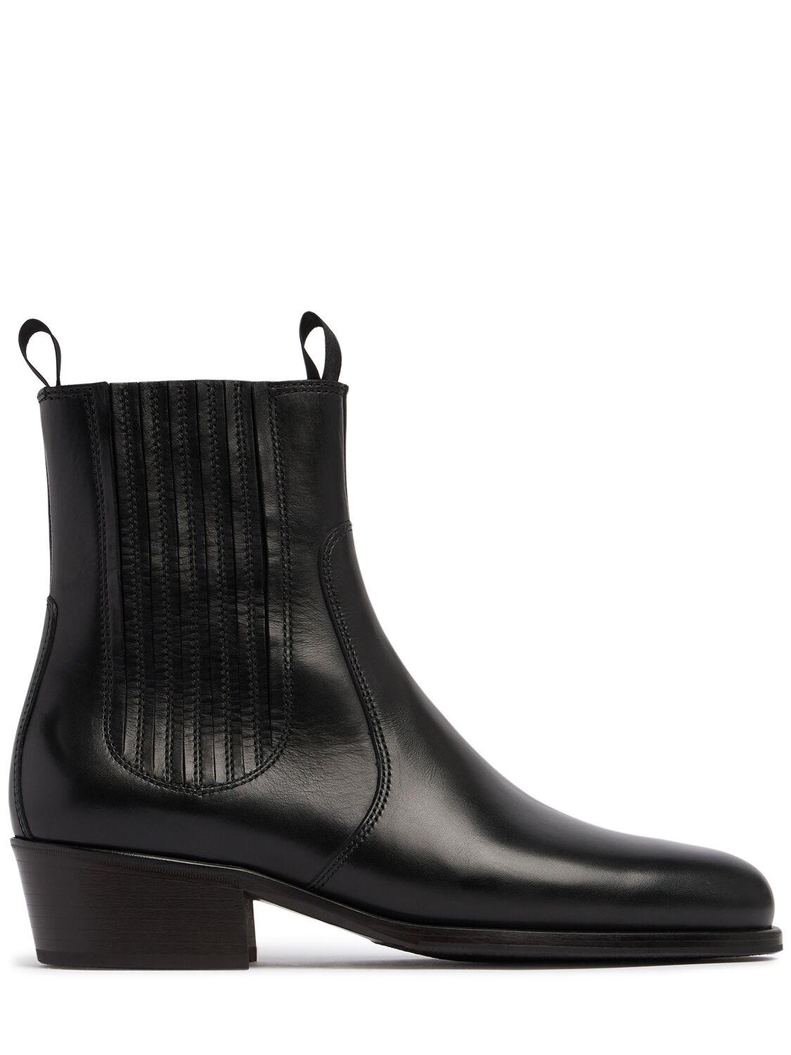 LEMAIRE Chelsea Leather Boots