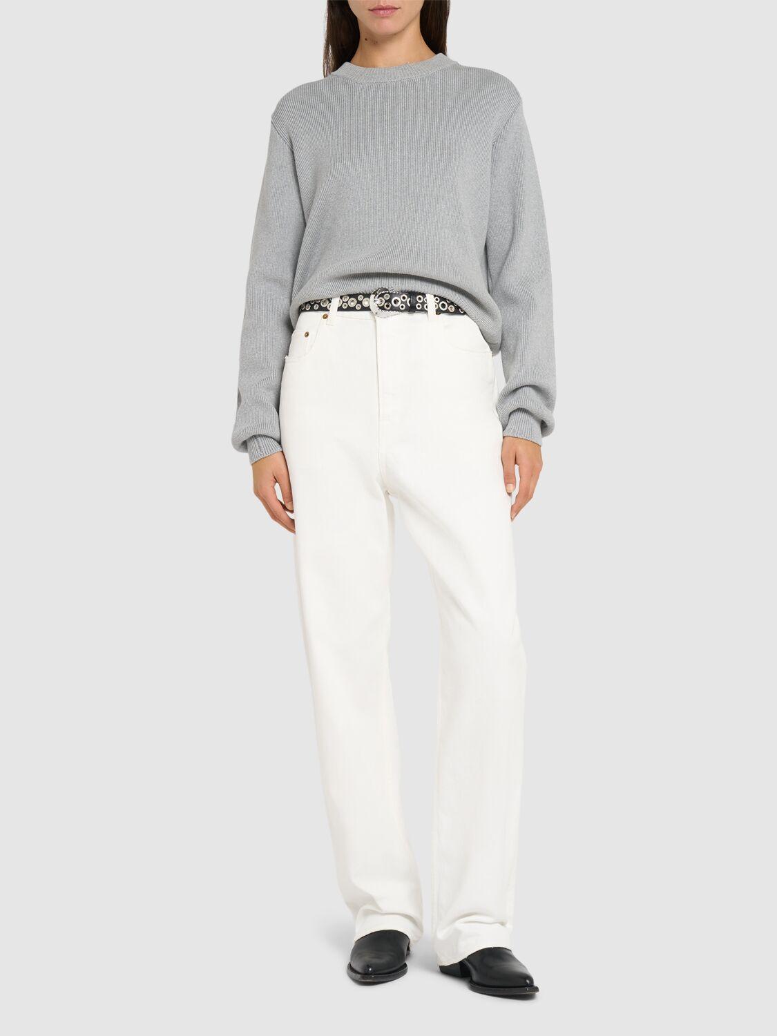 GOLDEN GOOSE Golden Cotton Knit Crewneck Sweater
