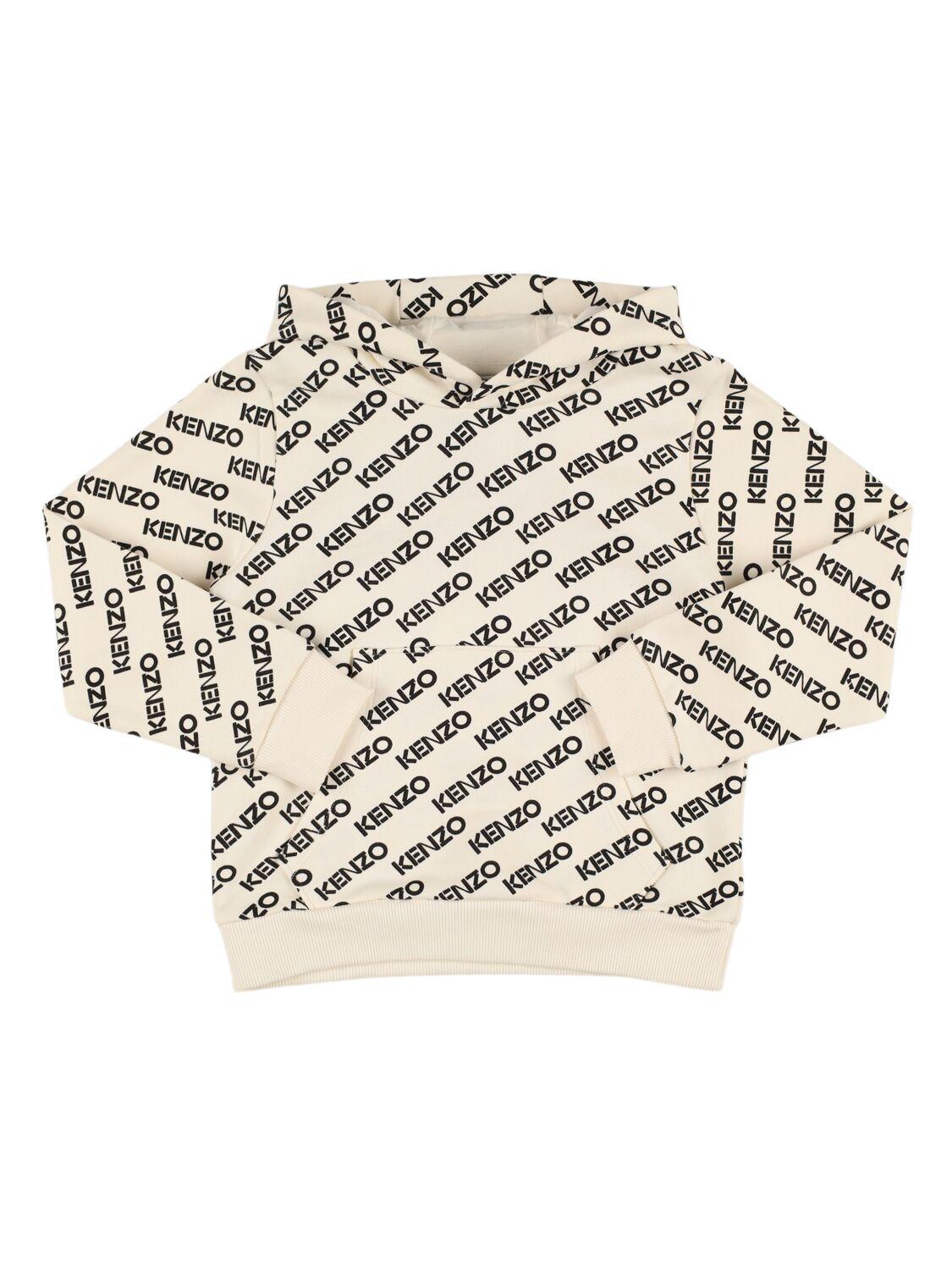 KENZO KIDS Printed Cotton Hoodie