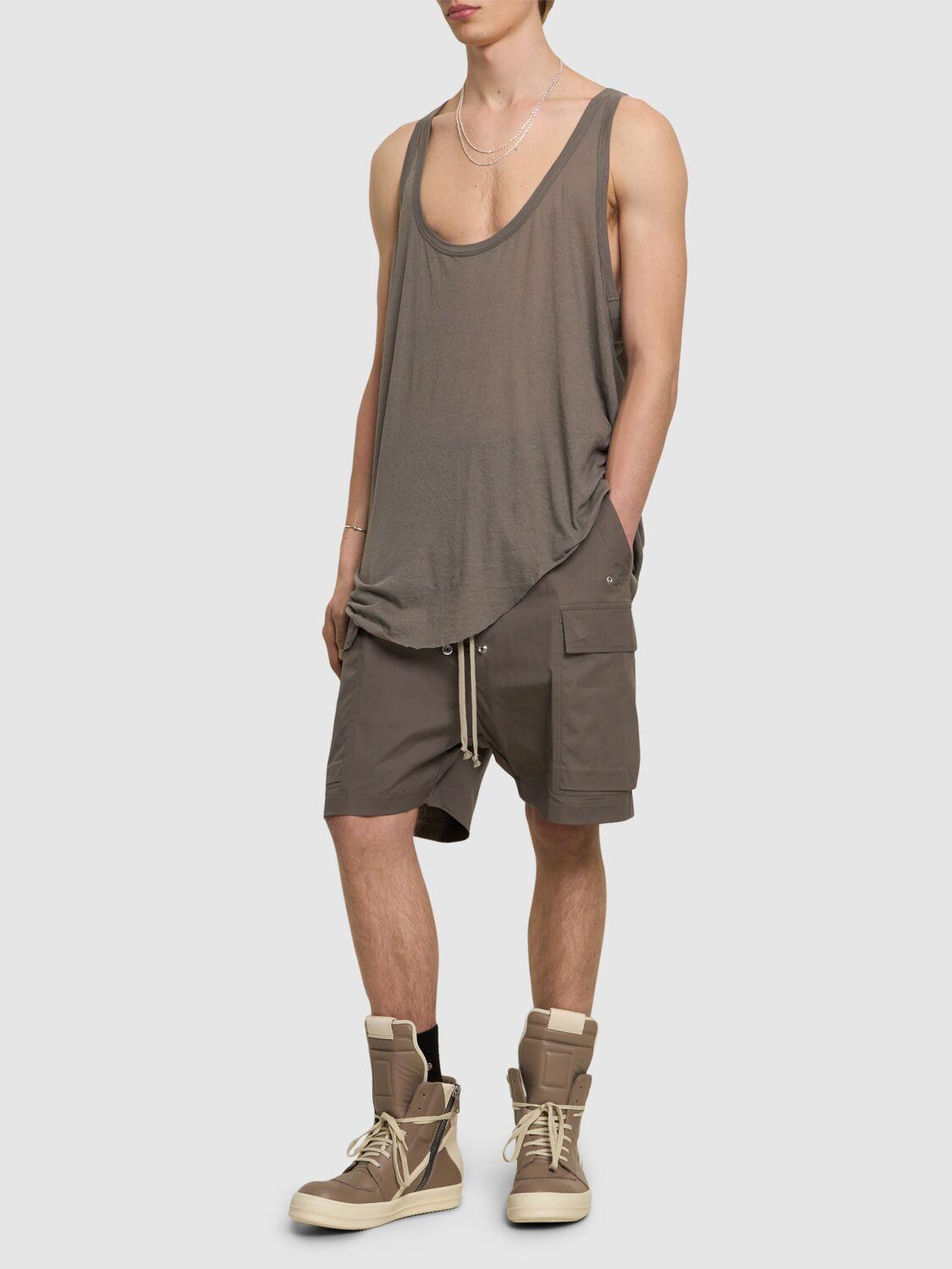 RICK OWENS Cargobelas Cotton Shorts