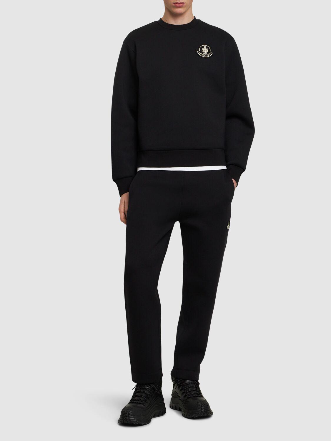 MONCLER Cny Cotton Blend Crewneck Sweatshirt