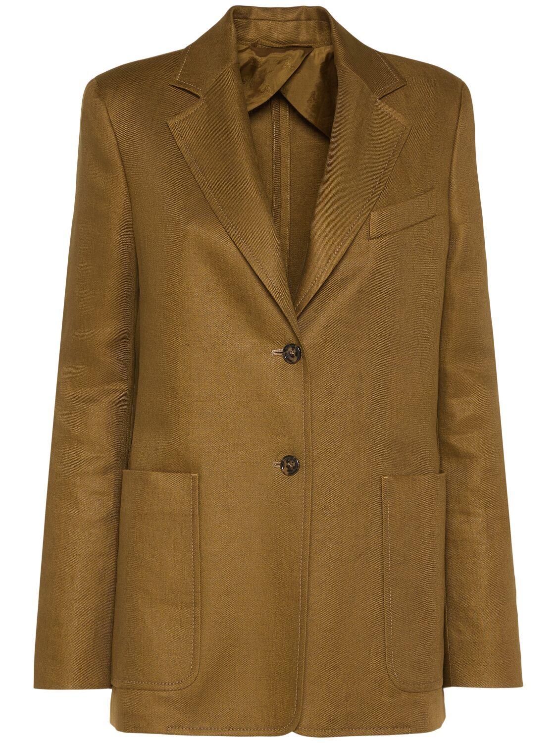 MAX MARA Guglia Linen Blazer