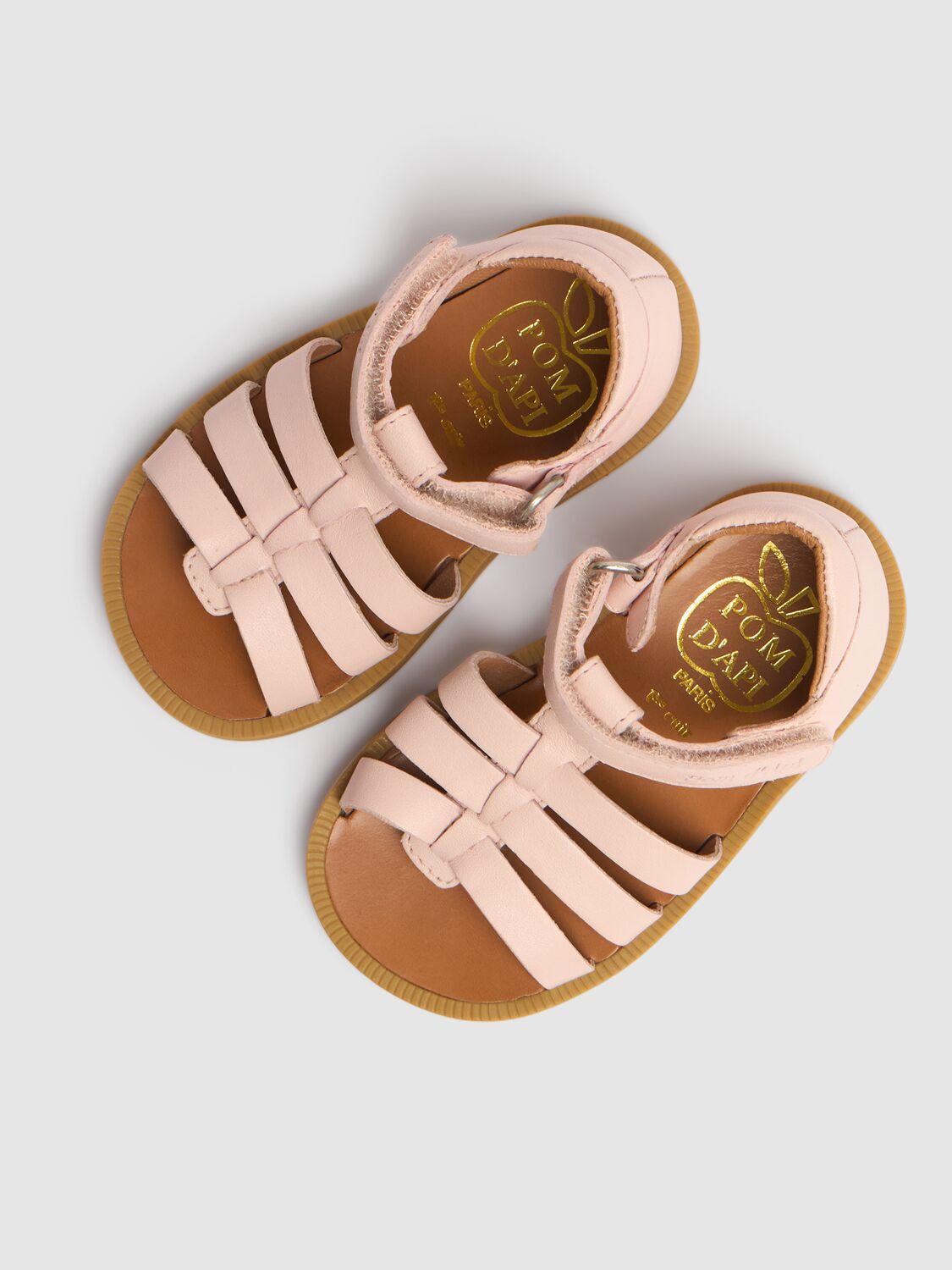 POM D'API Leather Strap Sandals