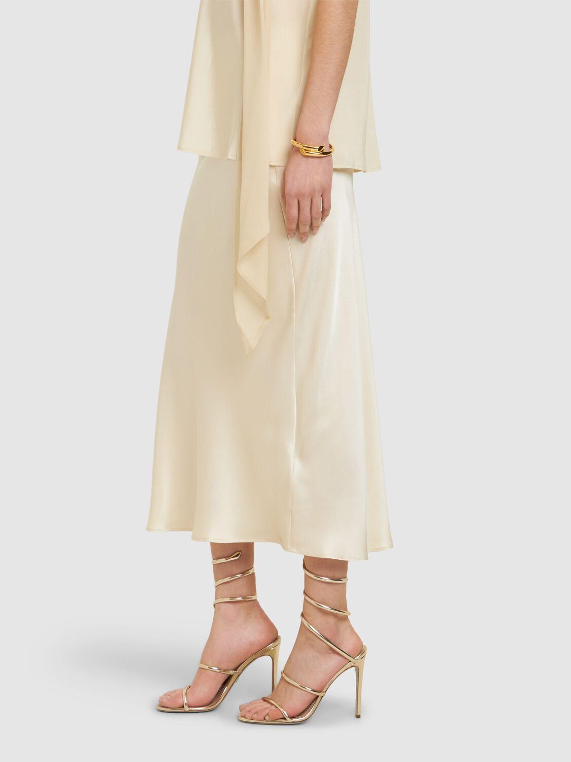 RENÉ CAOVILLA Mirror Leather Sandals