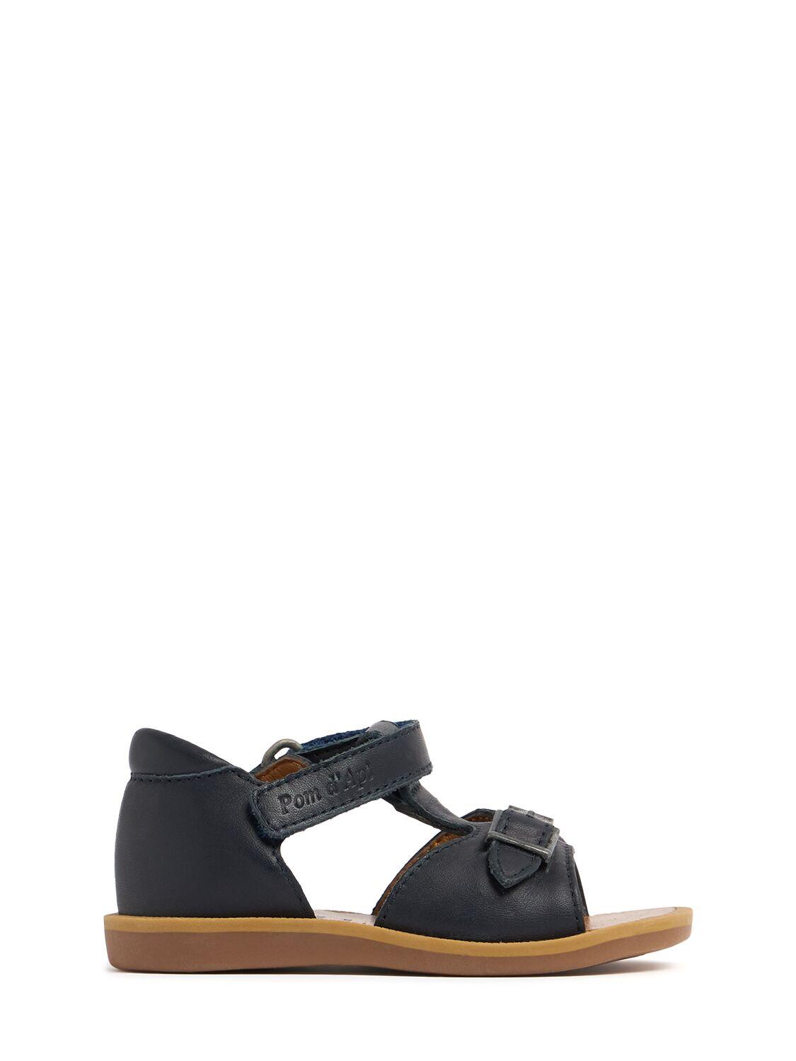 POM D'API Leather Strap Sandals