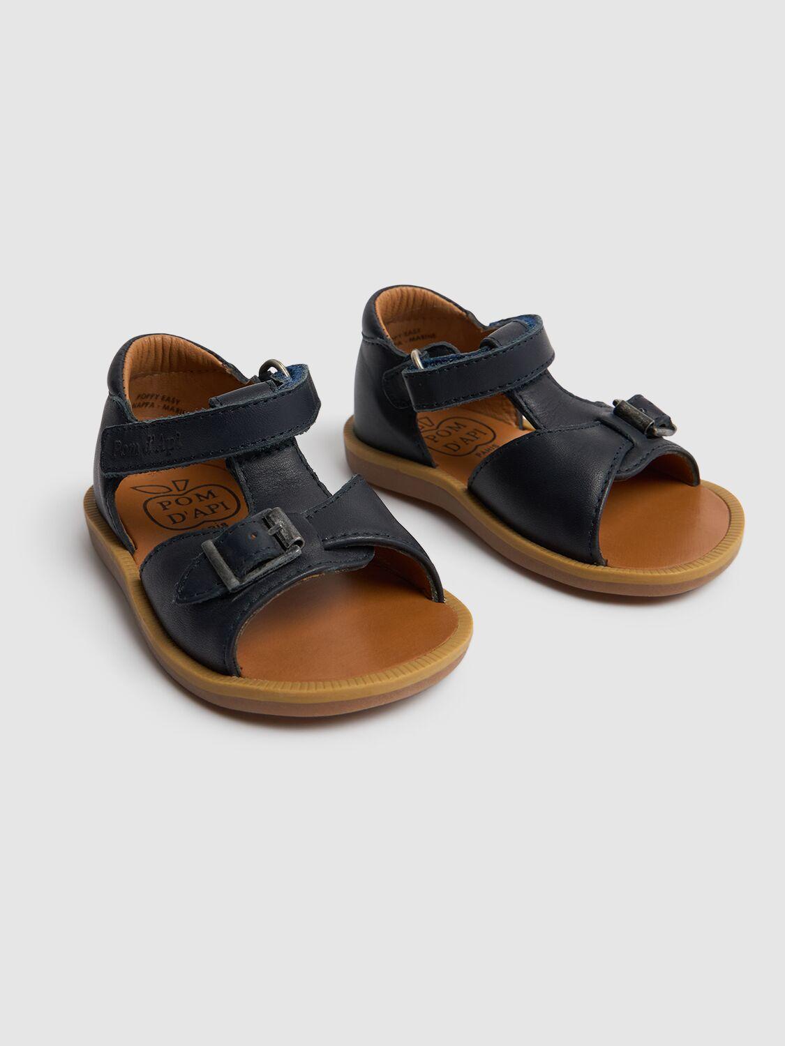 POM D'API Leather Strap Sandals