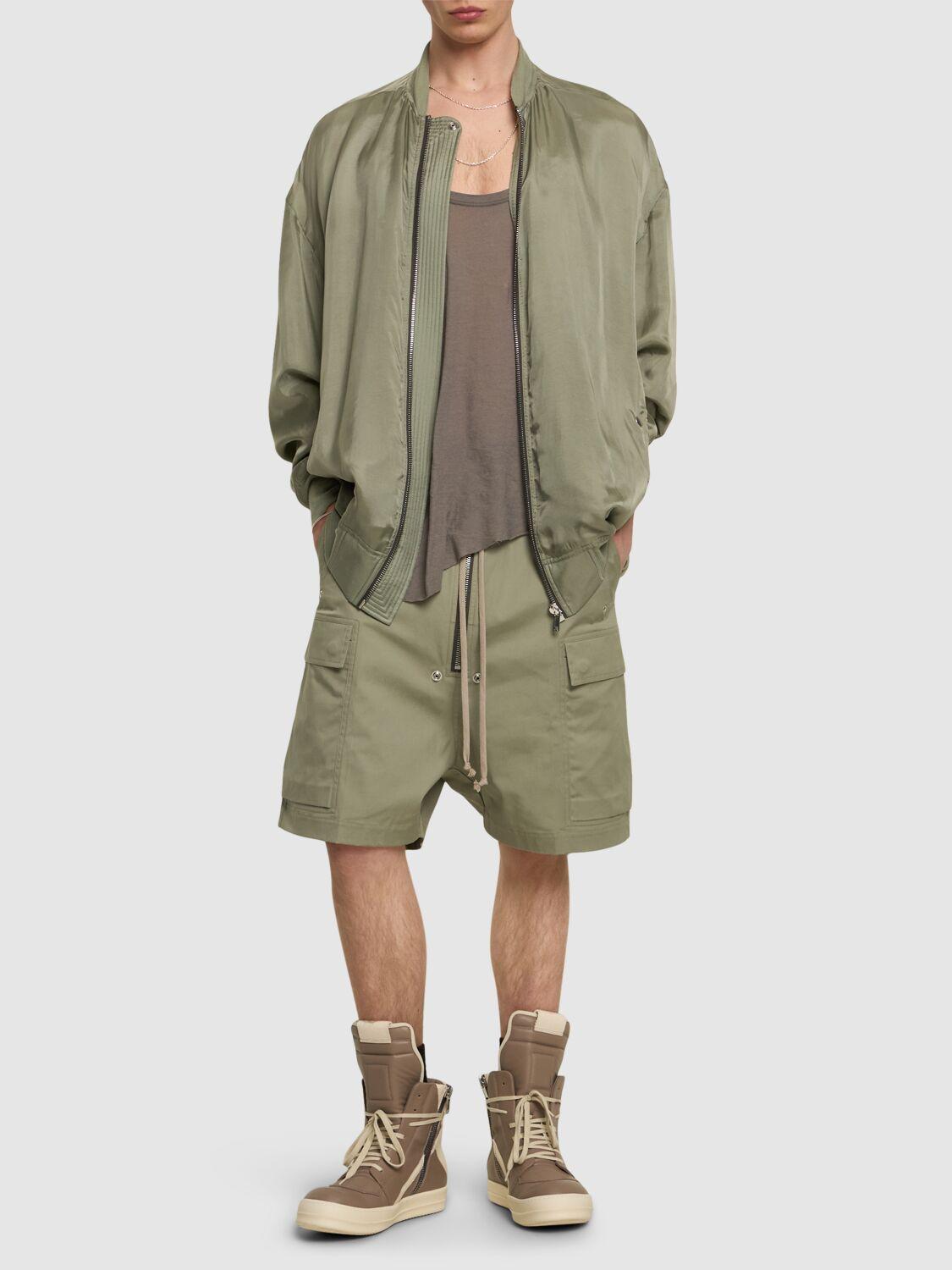 RICK OWENS Cargobelas Cotton Shorts