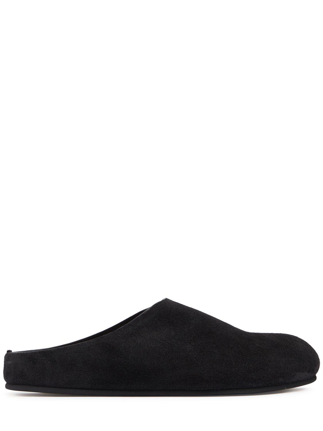 THE ROW Hugo Suede Mules