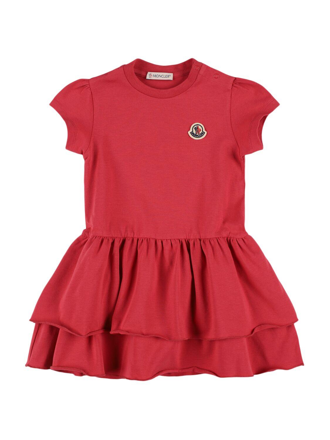 MONCLER Logo Cotton Blend Dress
