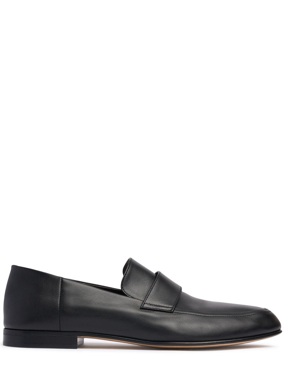 THE ROW Classic Leather Loafers