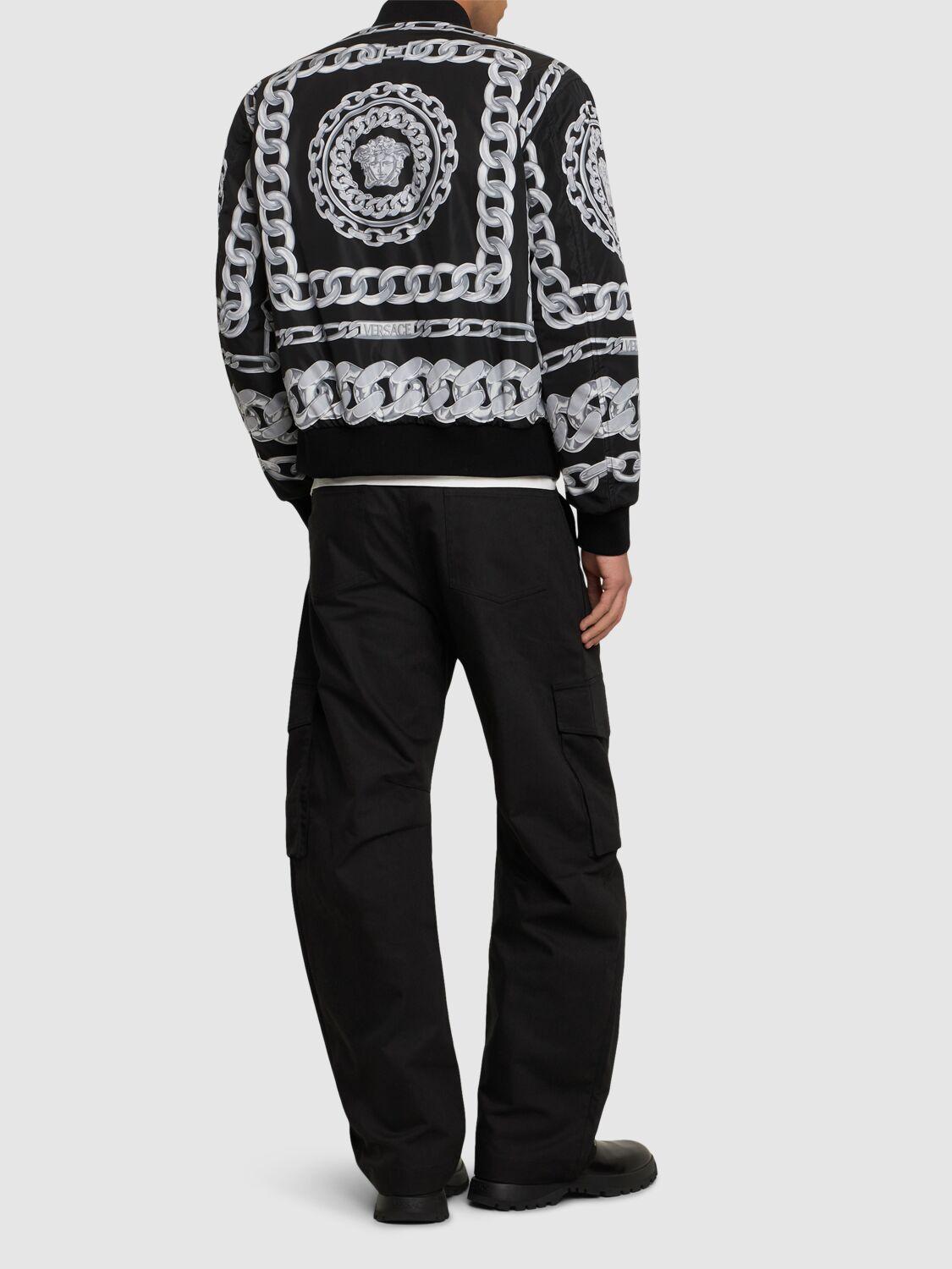 VERSACE Reversible Chain Print Jacket