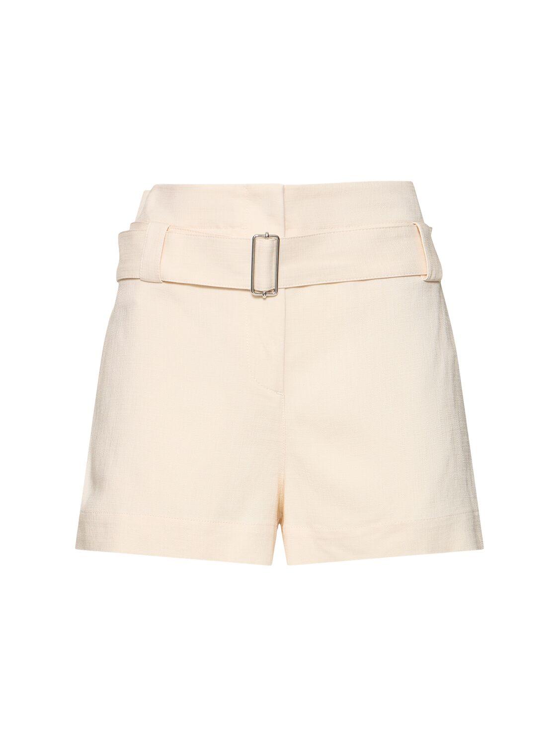 MSGM High Rise Shorts with Belt