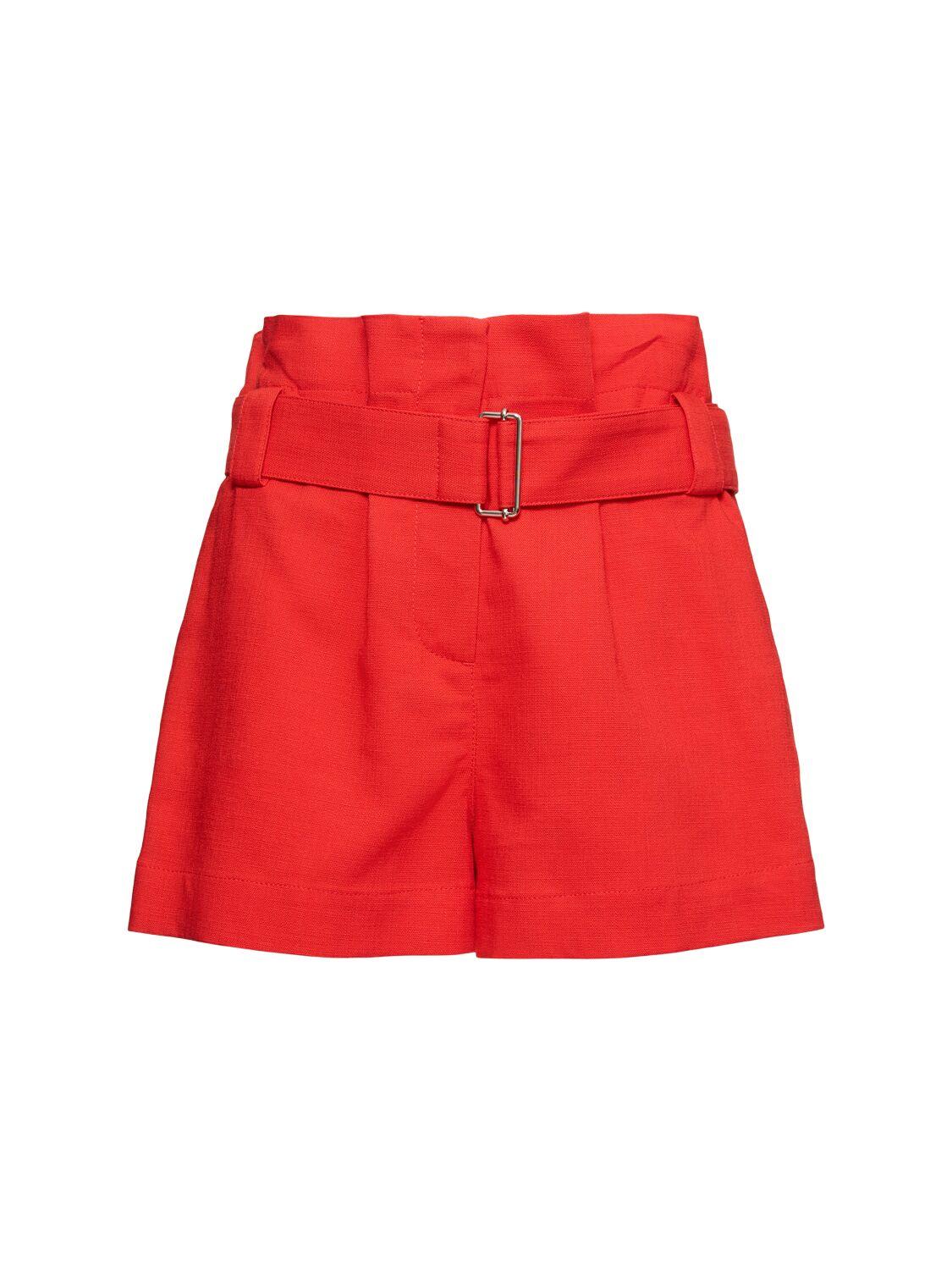 MSGM High Rise Shorts with Belt