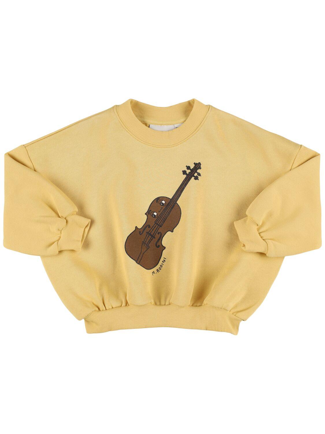 MINI RODINI Printed Cotton Sweatshirt