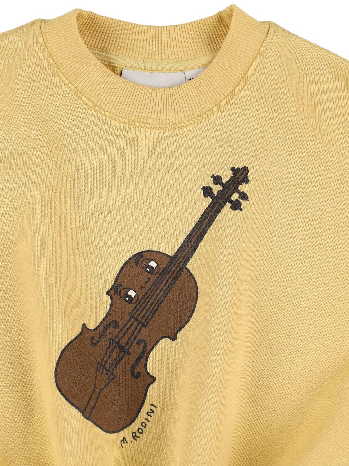 MINI RODINI Printed Cotton Sweatshirt