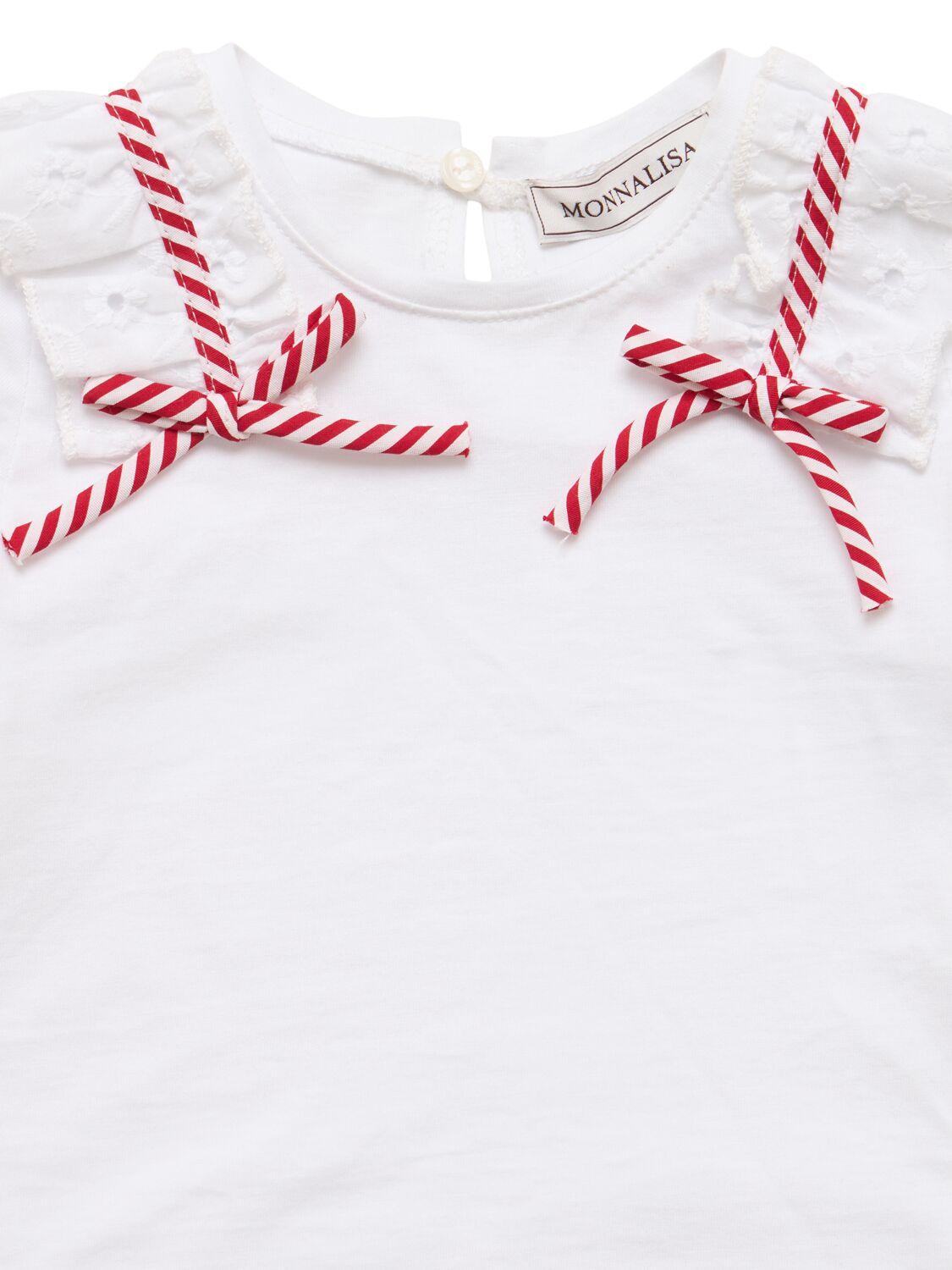 MONNALISA Printed Cotton Jersey T-shirt