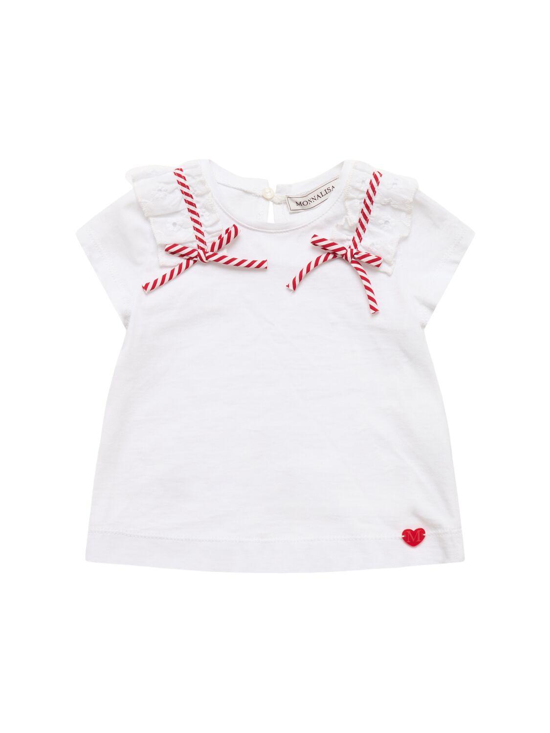 MONNALISA Printed Cotton Jersey T-shirt