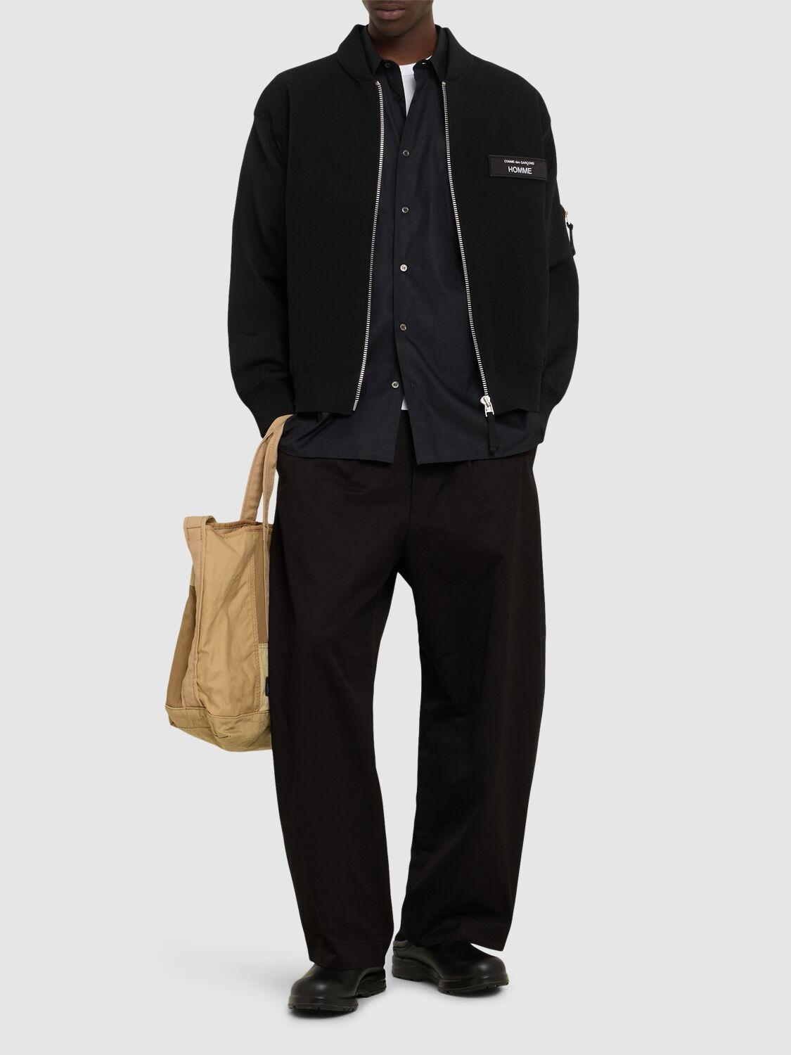 COMME DES GARÇONS HOMME Cotton Wide Chino Pants