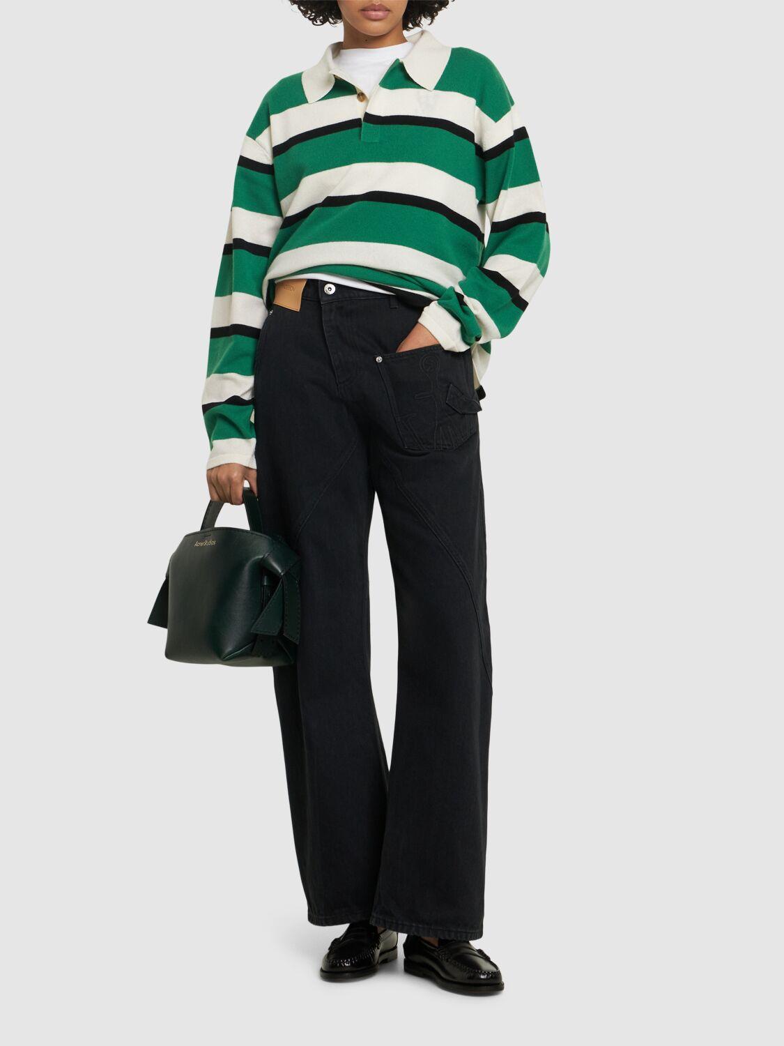 JW ANDERSON Twisted Midrise Workwear Boyfriend Jeans