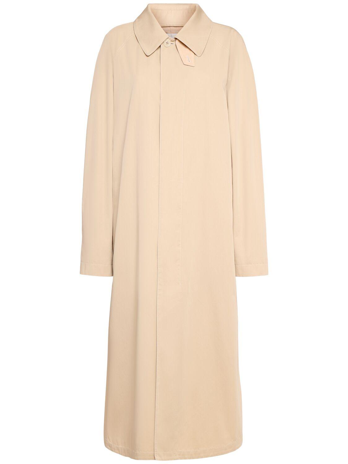 LEMAIRE Compact Cotton Twill Trench Overcoat