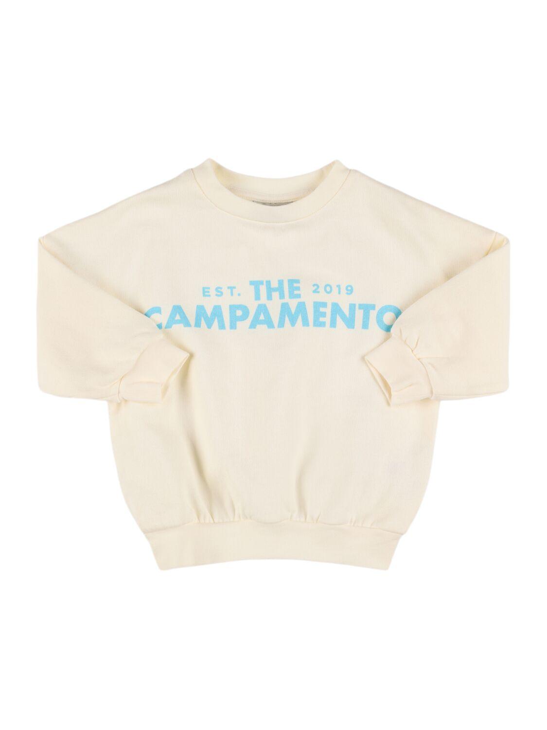 THE CAMPAMENTO Printed Cotton Sweatshirt