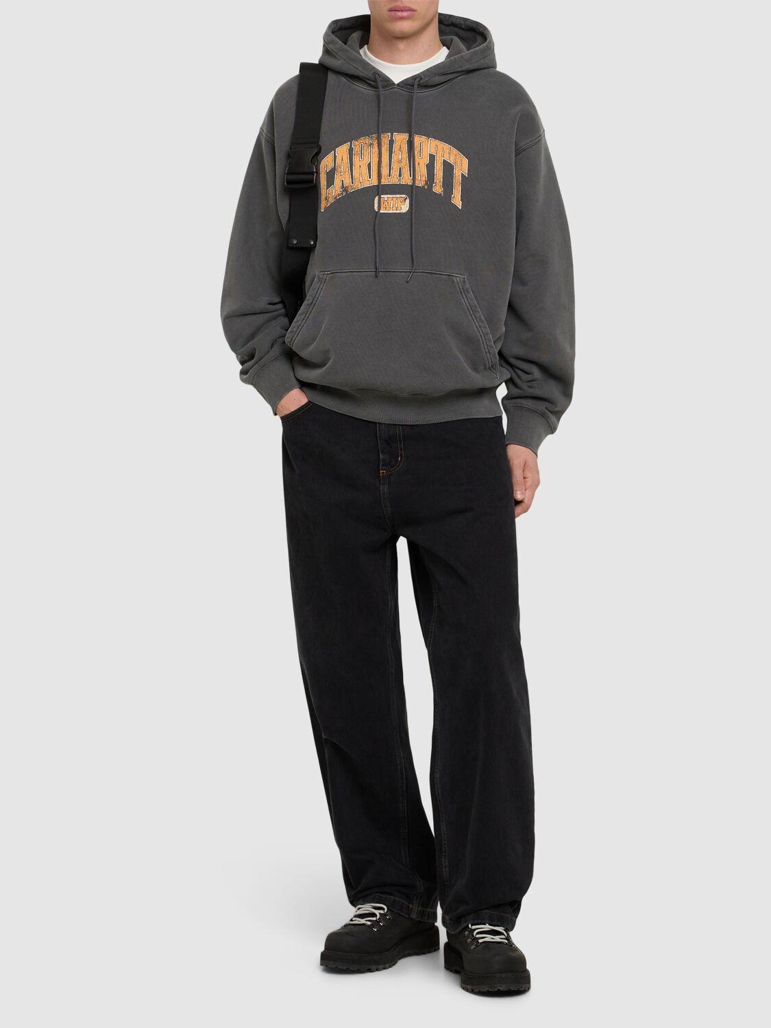 CARHARTT WIP Library Print Cotton Blend Hoodie