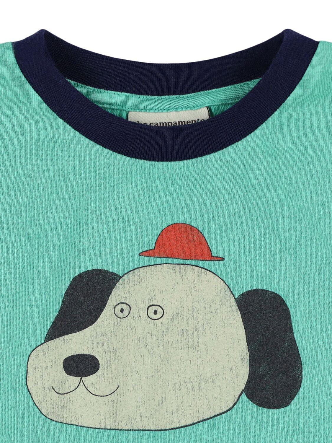 THE CAMPAMENTO Printed Cotton Jersey T-shirt