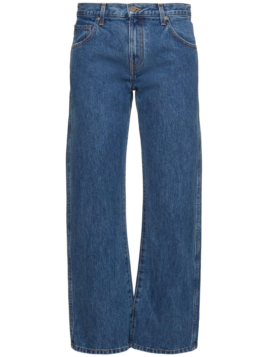 KHAITE Kerrie Mid Rise Straight Jeans