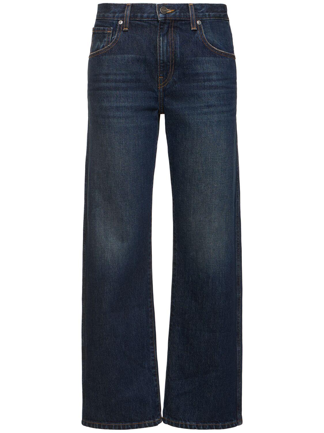 KHAITE Kerrie Mid Rise Straight Jeans