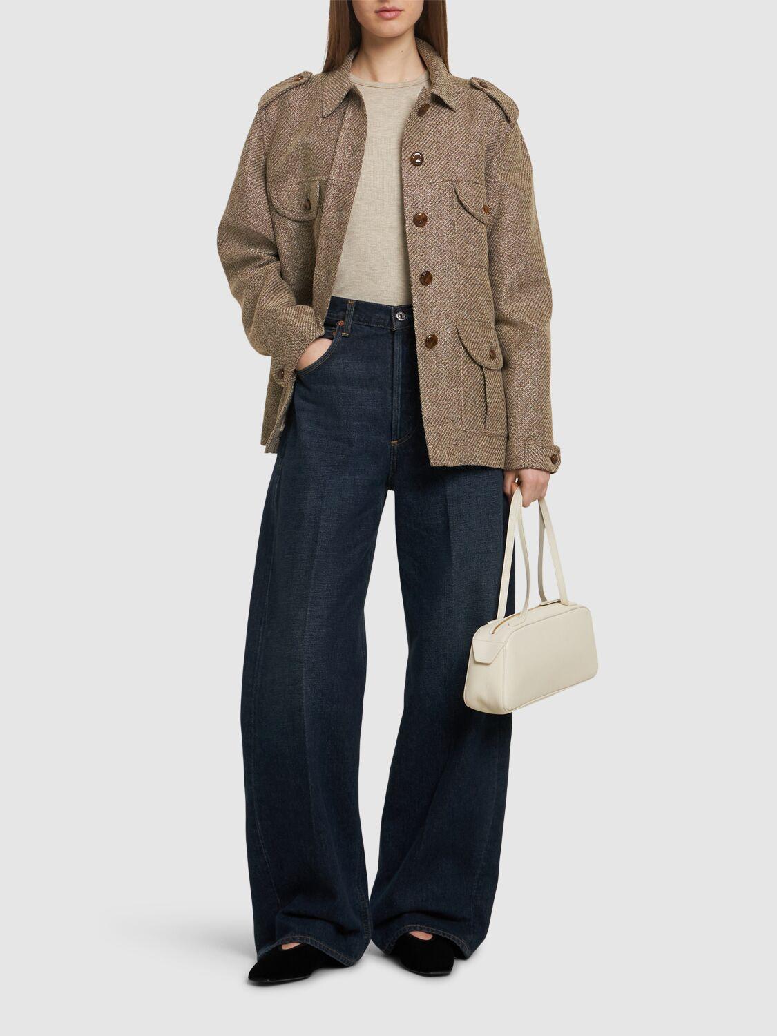 BLAZÉ MILANO Sahariana Linen Blend Jacket