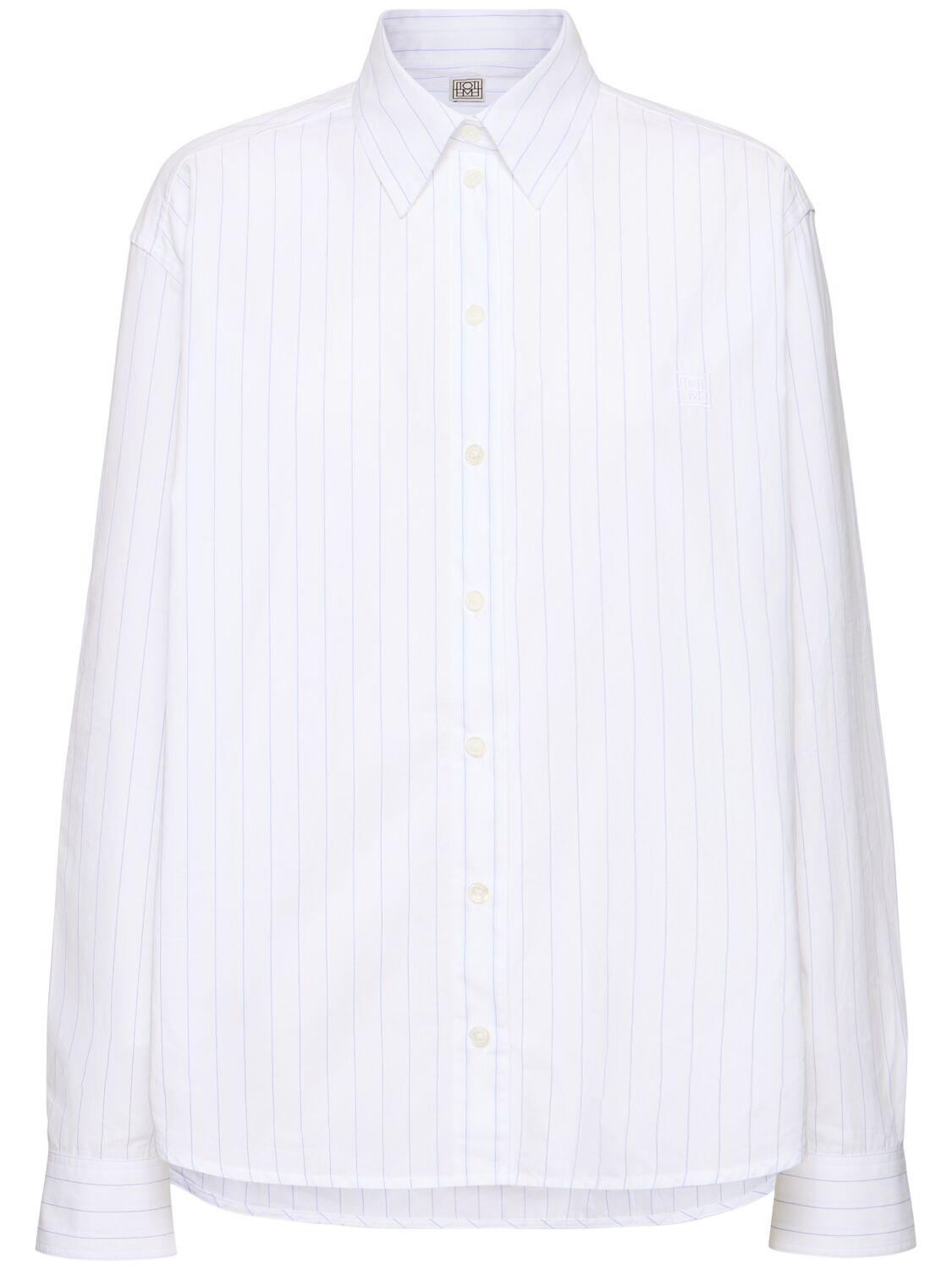 TOTEME Monogram Striped Shirt