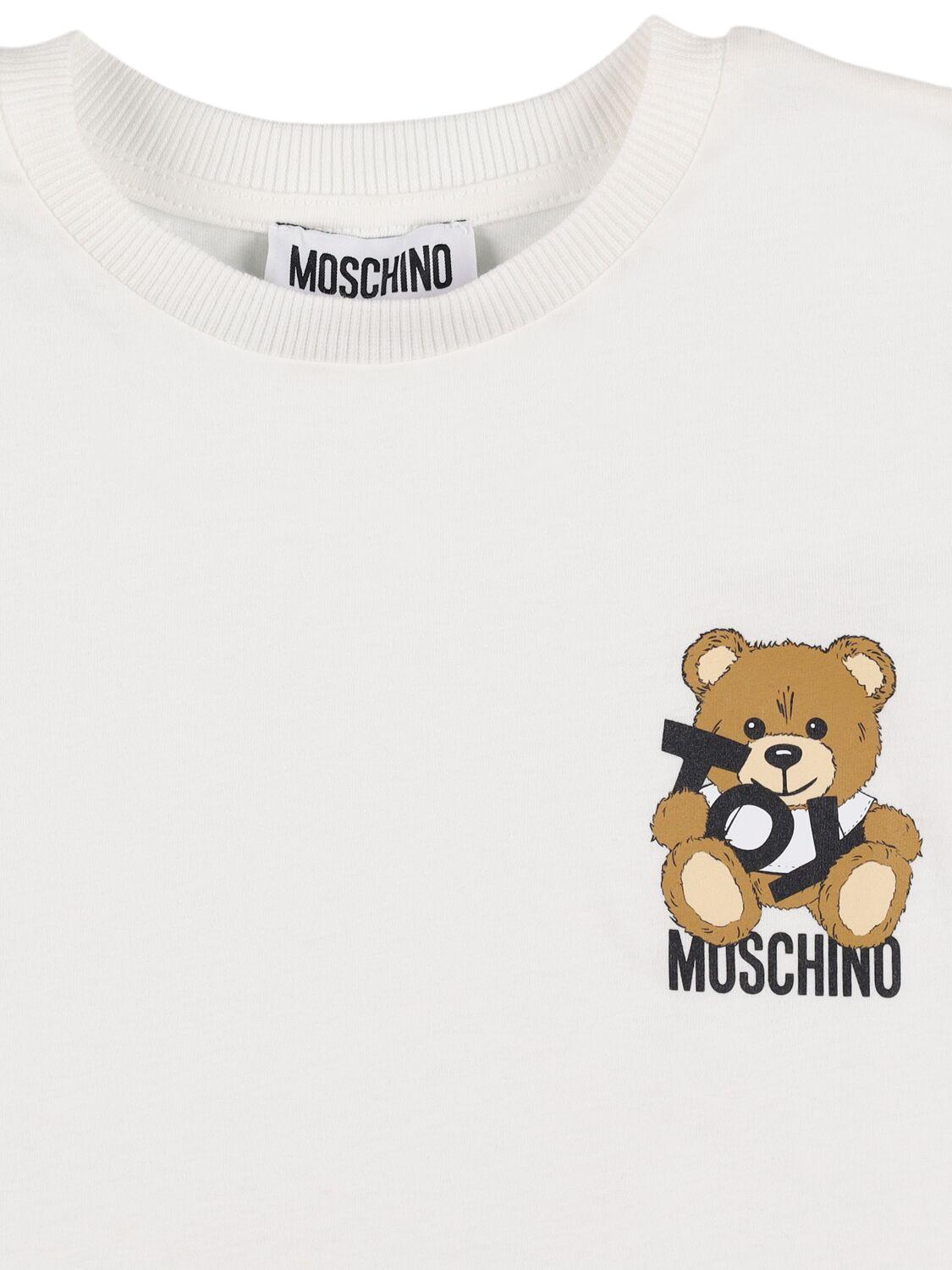 MOSCHINO Printed Cotton Jersey T-shirt