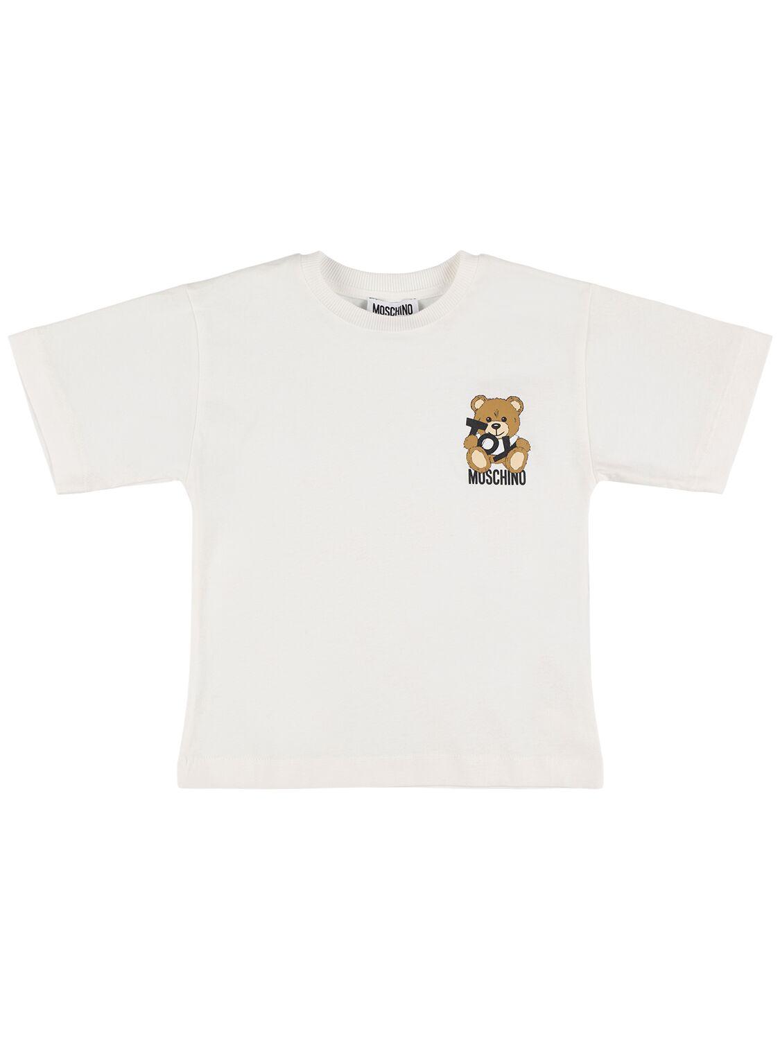 MOSCHINO Printed Cotton Jersey T-shirt