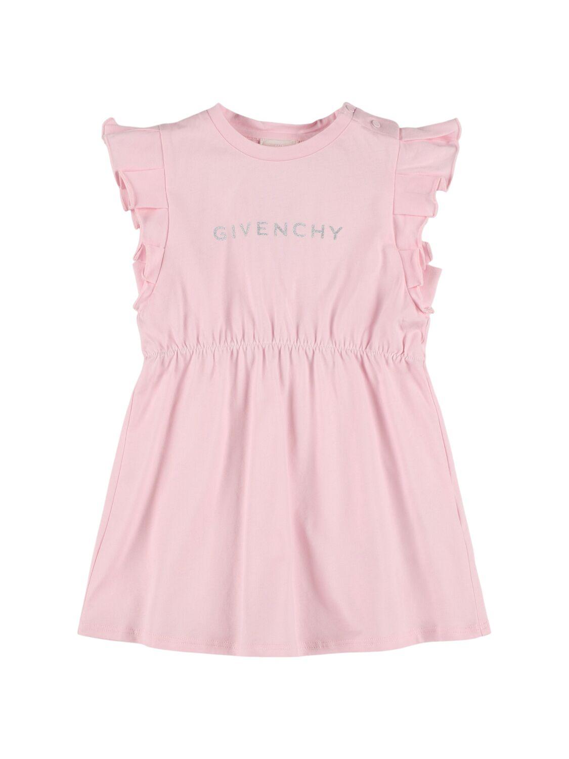GIVENCHY Cotton Jersey Dress with Logo