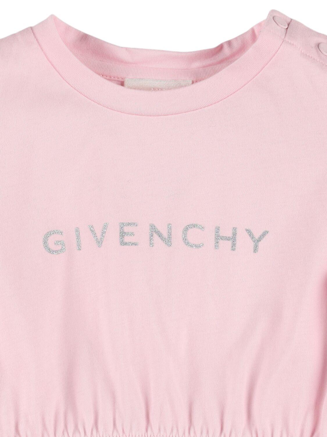 GIVENCHY Cotton Jersey Dress with Logo